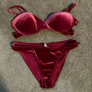 (33)NWOT  aqua bikini